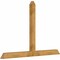 Ekena Millwork Portland Rough Sawn Timber Gable Bracket, Western Red Cedar, 96"W x 64"H x 4"D x 6"F, 16/12 Pitch GBW096X64X0406POR00RWR - alternate 5